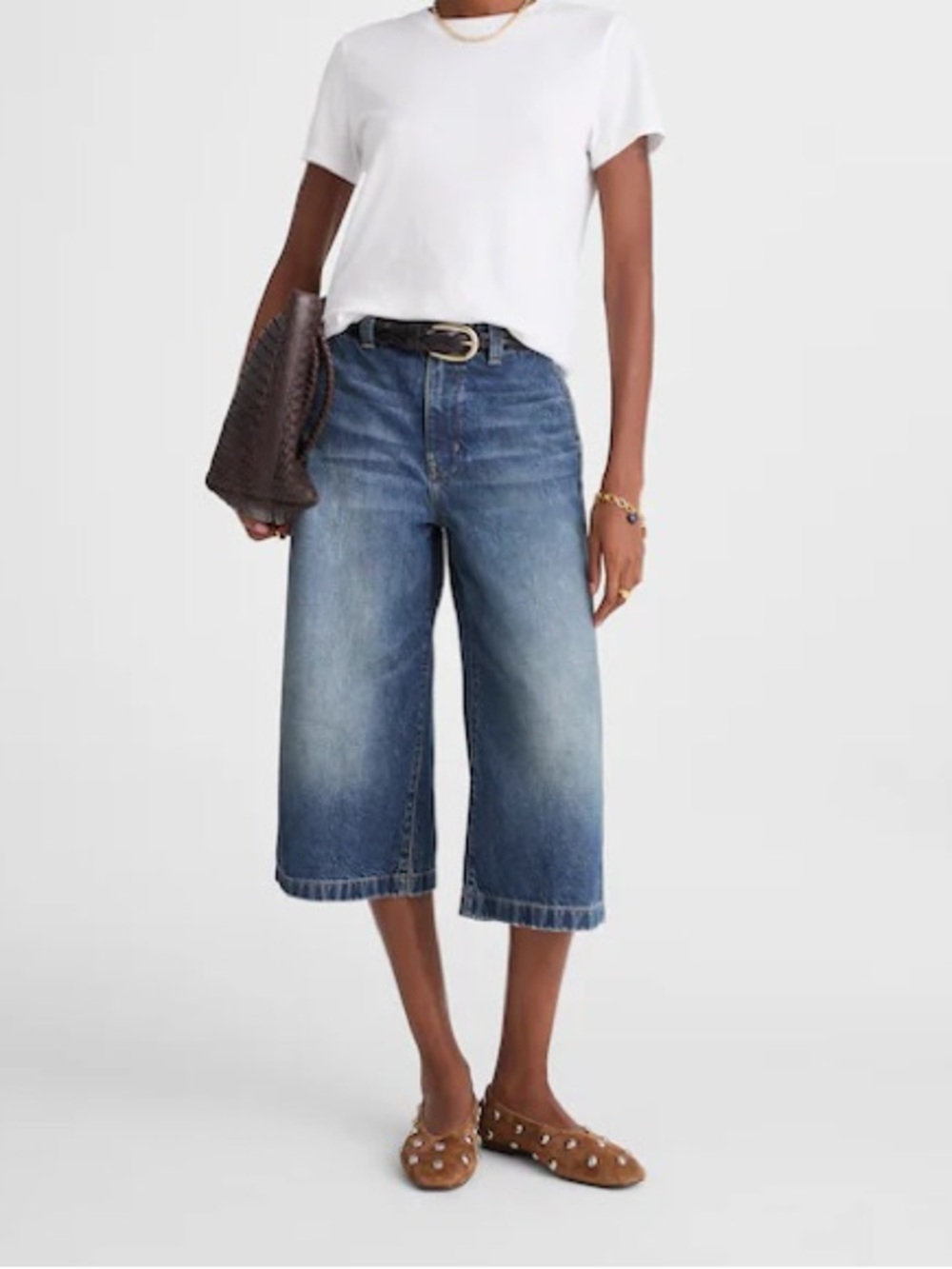 NWT Madewell Denim Culottes